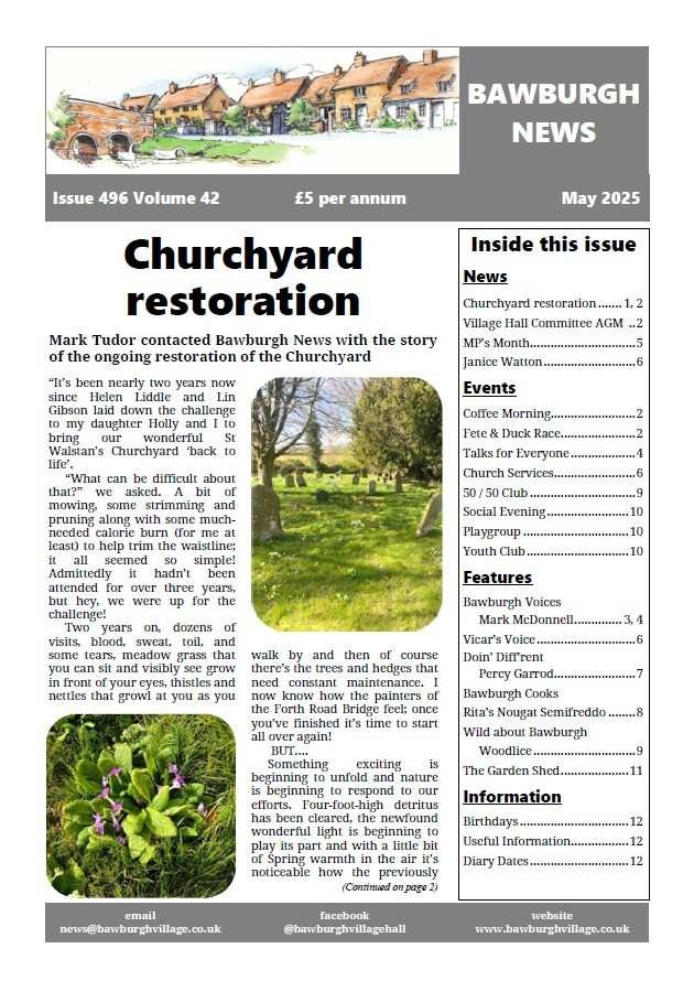 Bawburgh News May 2025