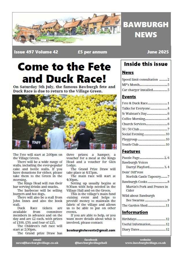 Bawburgh News June 2025